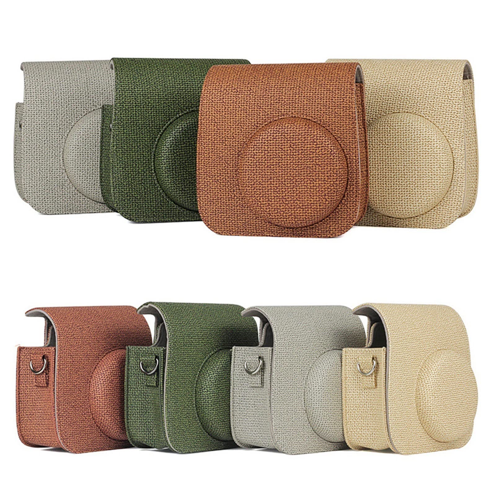 HCZION Adatta a Fujifilm Fit for la borsa della custodia for mini fotocamera Instax Pu Copertura in pelle con spalla cinghia adatta for Instax Mini 9 8 8+ Fit for adattamento istantaneo for le telecam