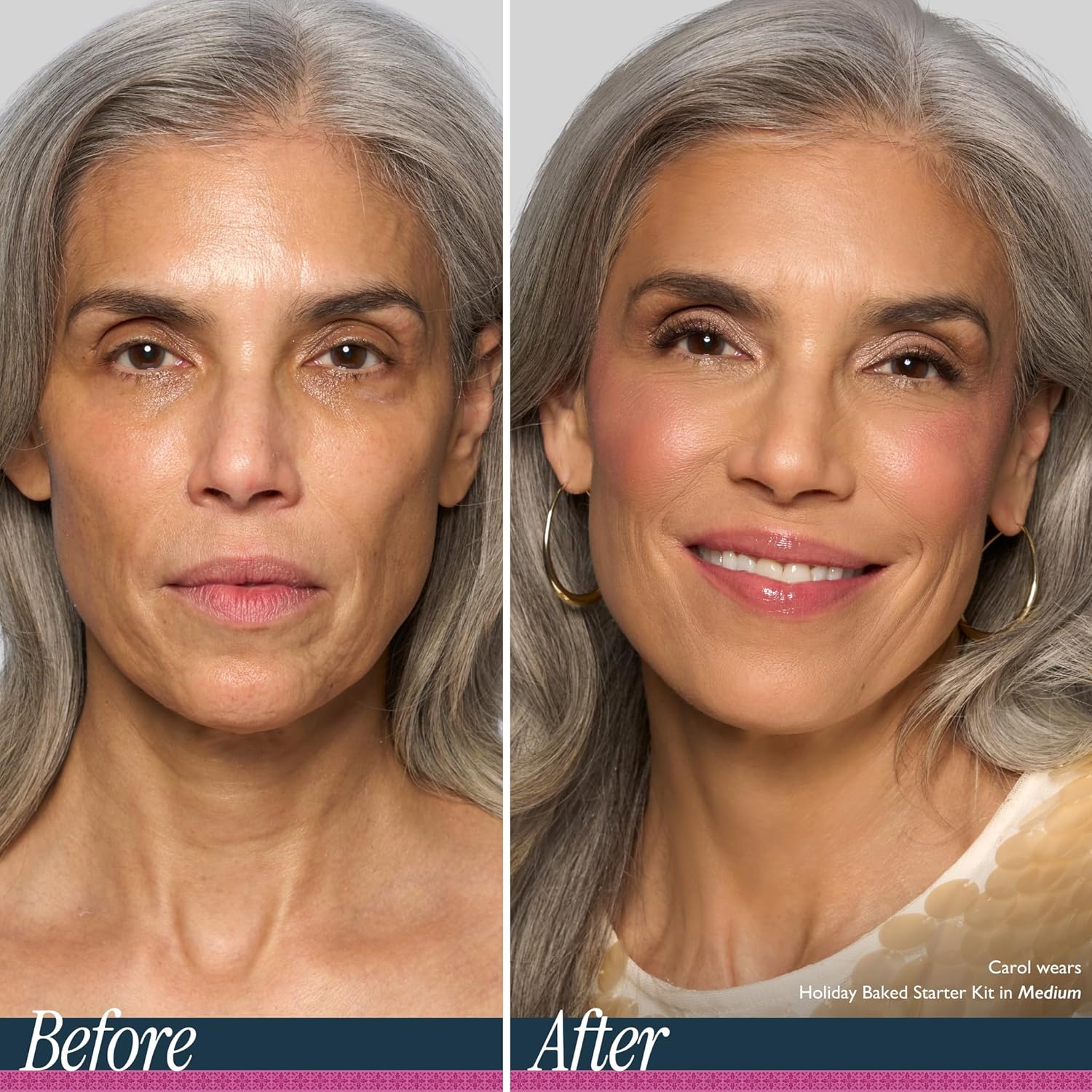 LAURA GELLER NEW YORK Baked Starter Kit- Baked Balance-n-Brighten, Deep + Best of the Best Tuscan Dreams Face Palette + Retractable Angled Kabuki Brush - Holiday 2025 Exclusive - Image 2