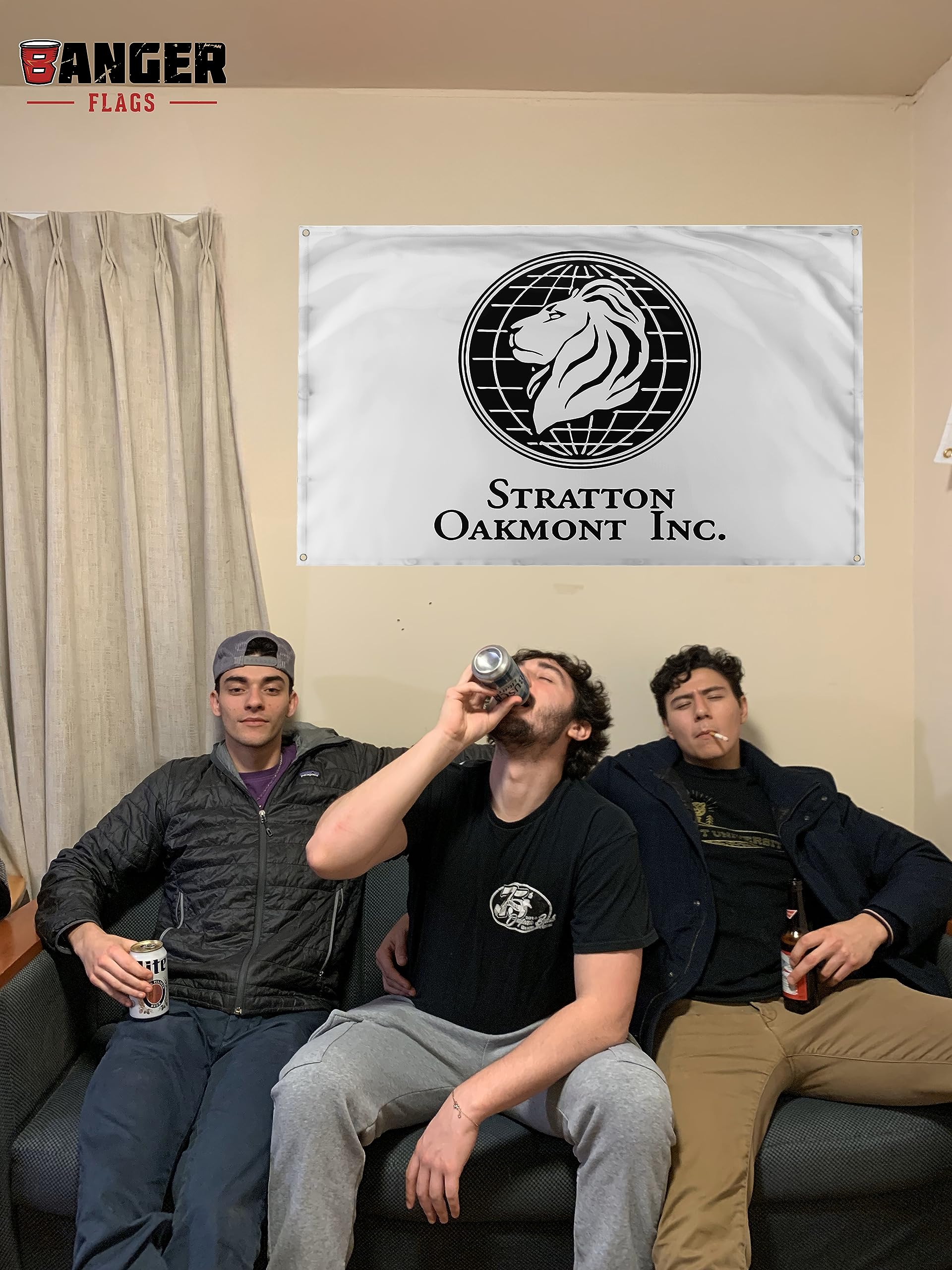 Amazon.co.jp: Banger - Stratton Oakmont Inc. ロゴ ウルフオブ