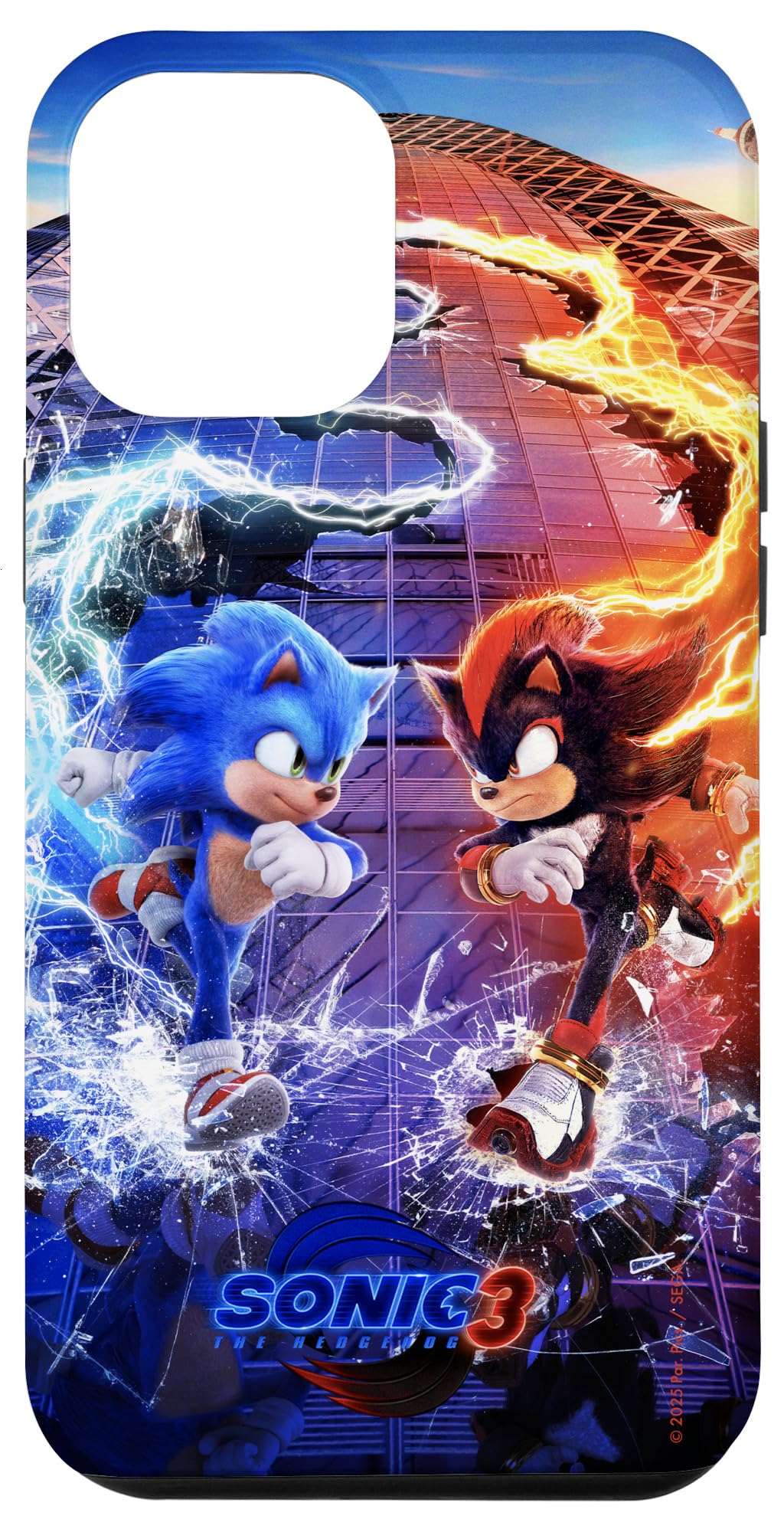 iPhone 12 Pro Max Sonic the Hedgehog 3 - Sonic VS Shadow Case
