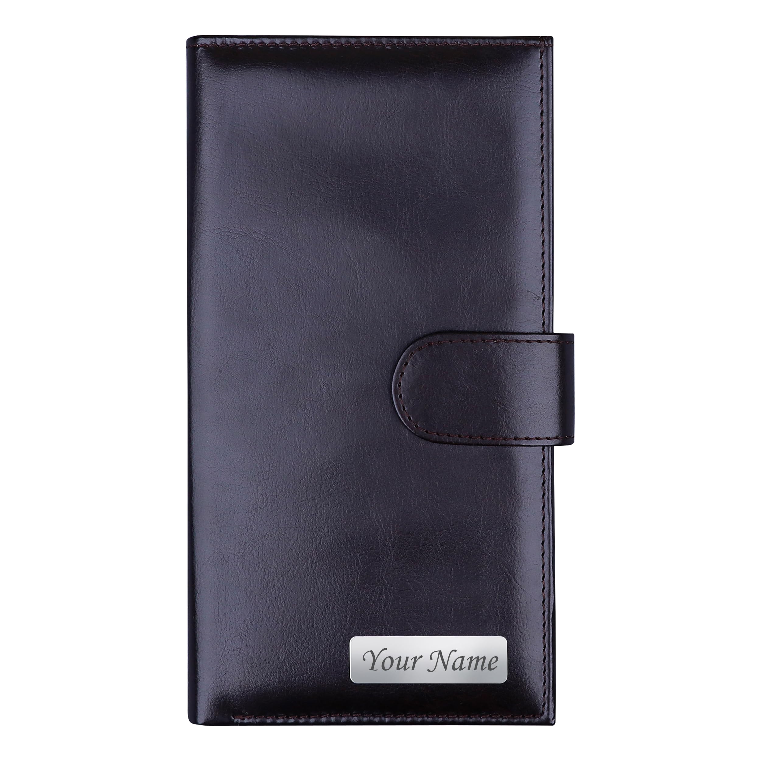Personalized Leather Travel Passport & Card Holder Document Storage Wallet Organiser Case for Daily Use & Trip for Men/Women Document Holder-image-18