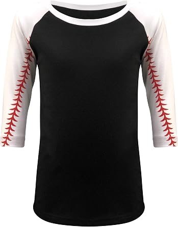 ILTEX Baseball Softball Raglan Tshirt Jersey Kids & Adult Unisex Mom Sports Athletic