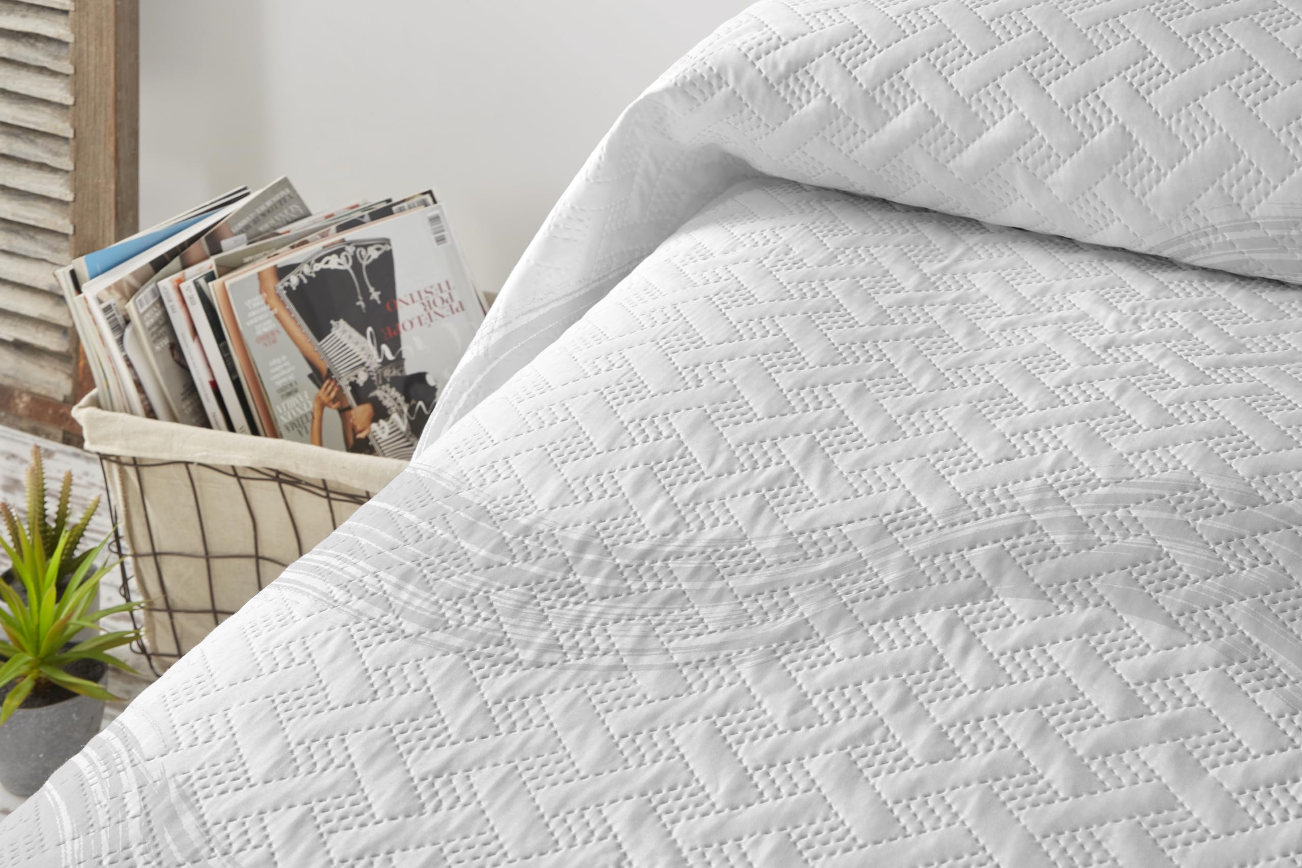 Degrees home - Paraiso -Tagesdecke – 100% Polyester Mikrofaser, Leicht, Weich & Atmungsaktiv - Für Frühling… – Ansicht 4