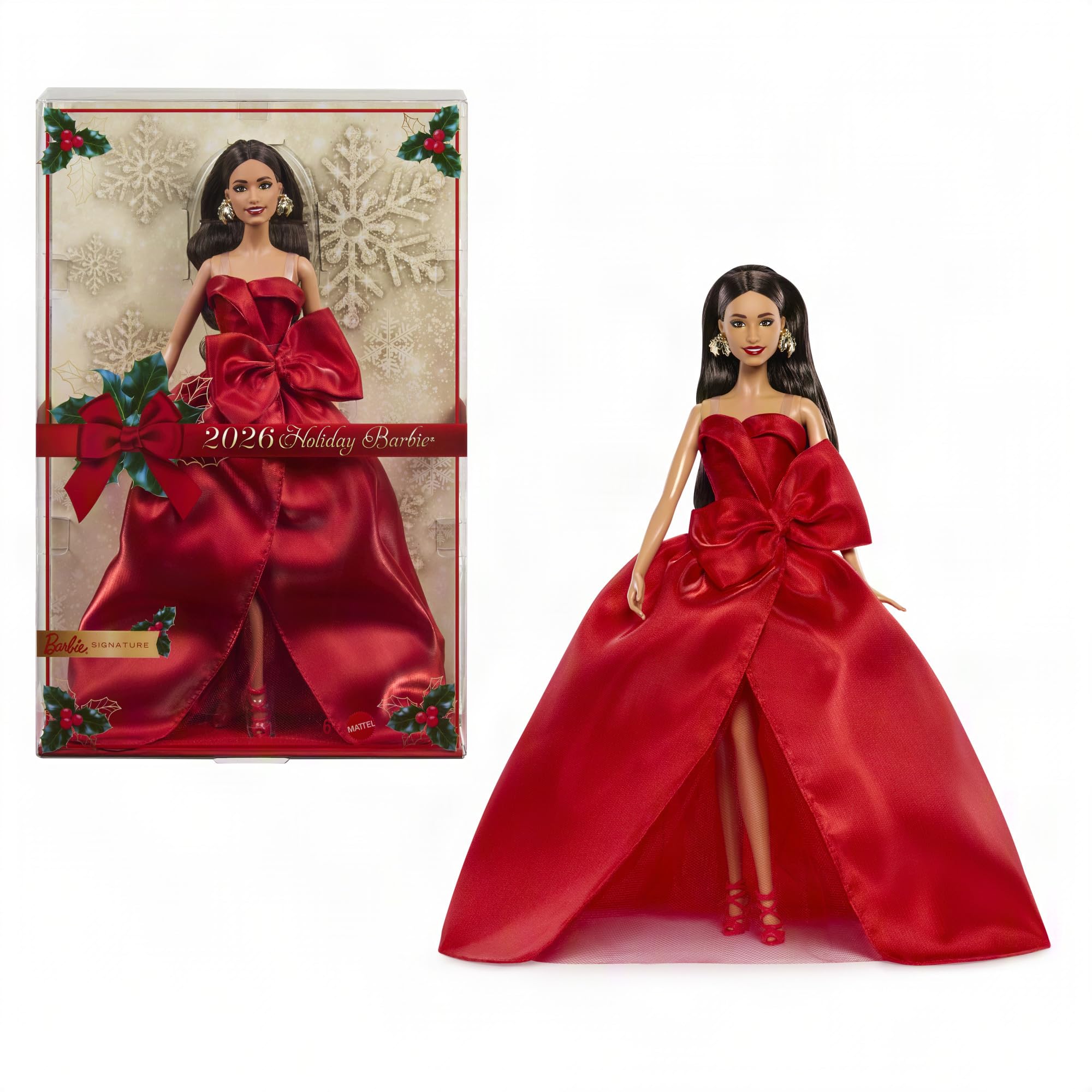 2026 Barbie Signature Special Occasion Hispanic HOLIDAY Barbie With Shipper Box