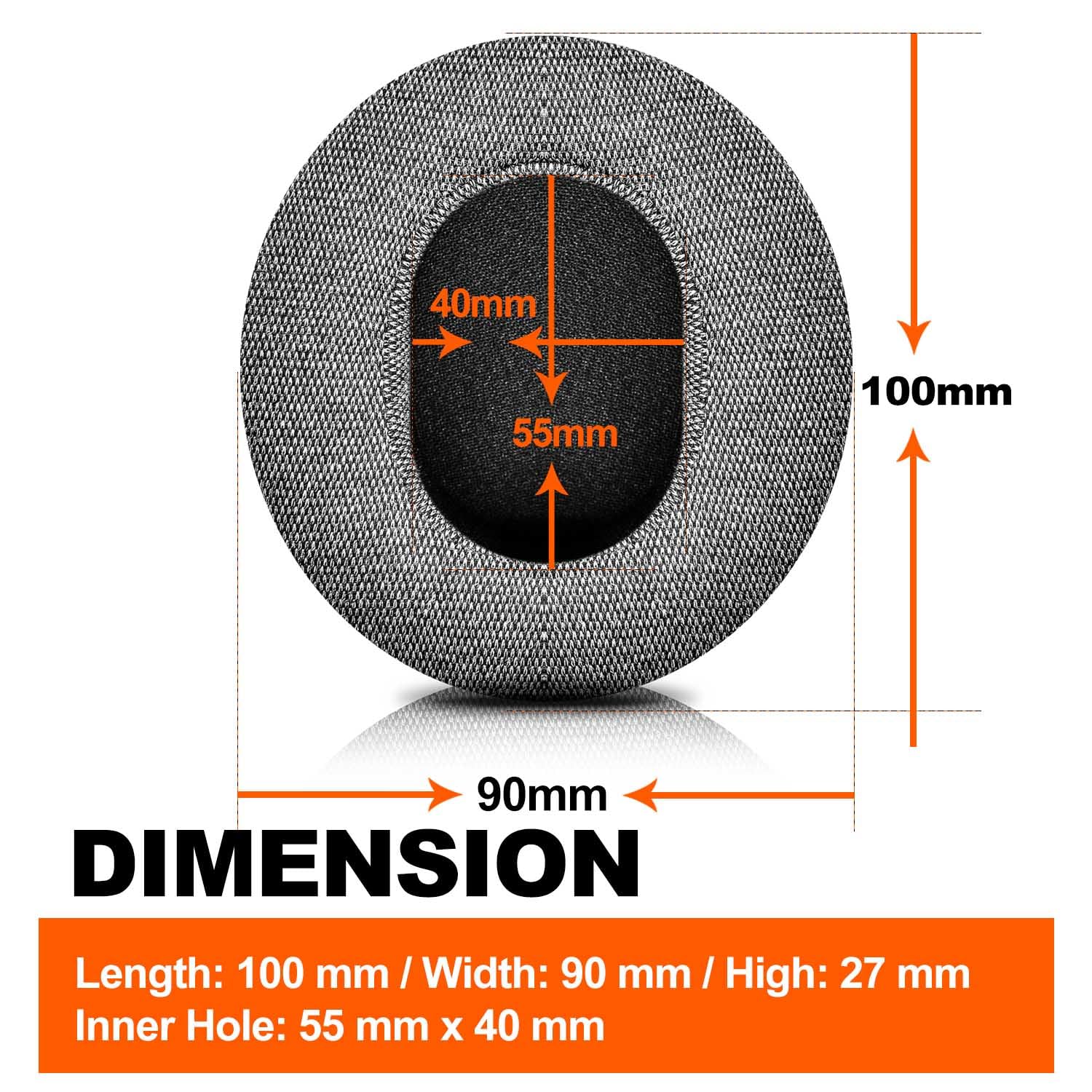 Almohadillas de repuesto compatibles con auriculares LS35X LS50X LS31 LS41 de LTYIVABHTTW I Mejora la durabilidad y el sonido (tela gris cómoda)