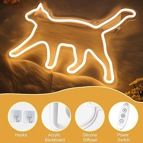 Miniatura 4 de Letrero de neón de gato, lámpara de gato, decoración de pared regulable para fiesta de cumpleaños para el hogar, patio, jardín, bares, restaurantes,