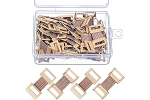 Versatile Elastic Bandage Clips with Secure Clips and Storage Box (50 Pieces)