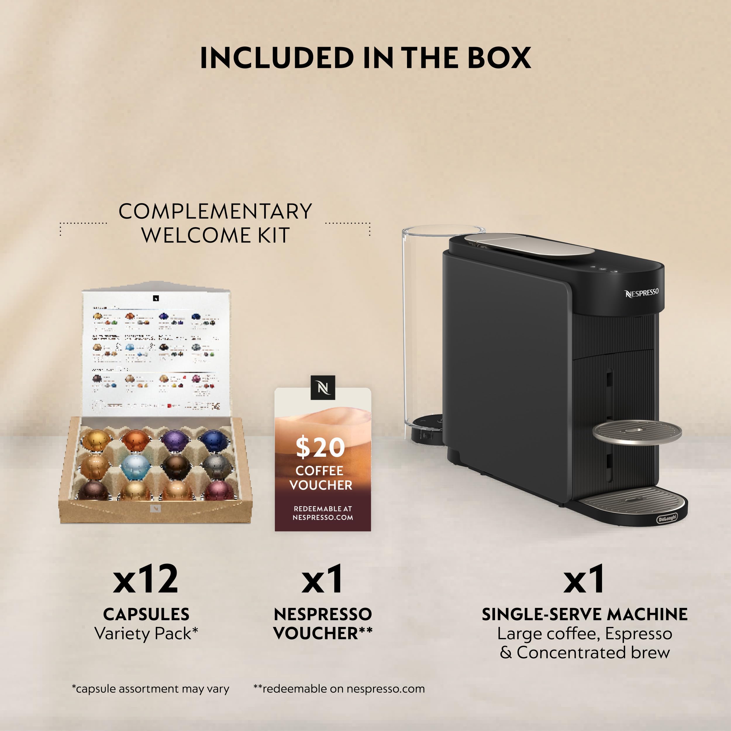 Nespresso DeLonghi Vertuo Up Máquina espresso
