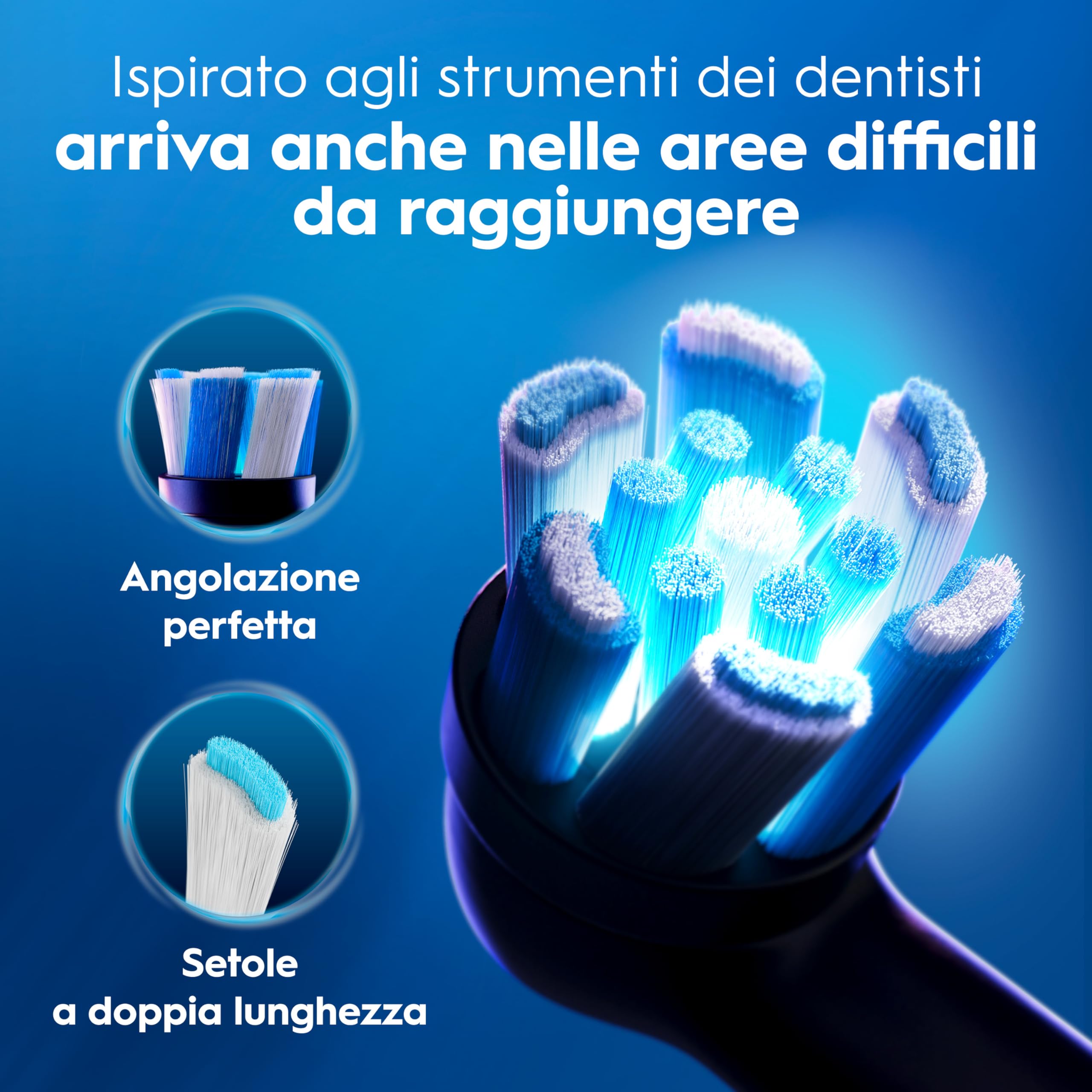 Oral-B iO 2 DUO Spazzolino Elettrico Oral B, Nero e Verde, 2 Testine Di Ricambio e Spazzolini, Custodia Da Viaggio, Porta Ricarica Da Viaggio. Delicato sulle Gengive, Sensore di Pressione