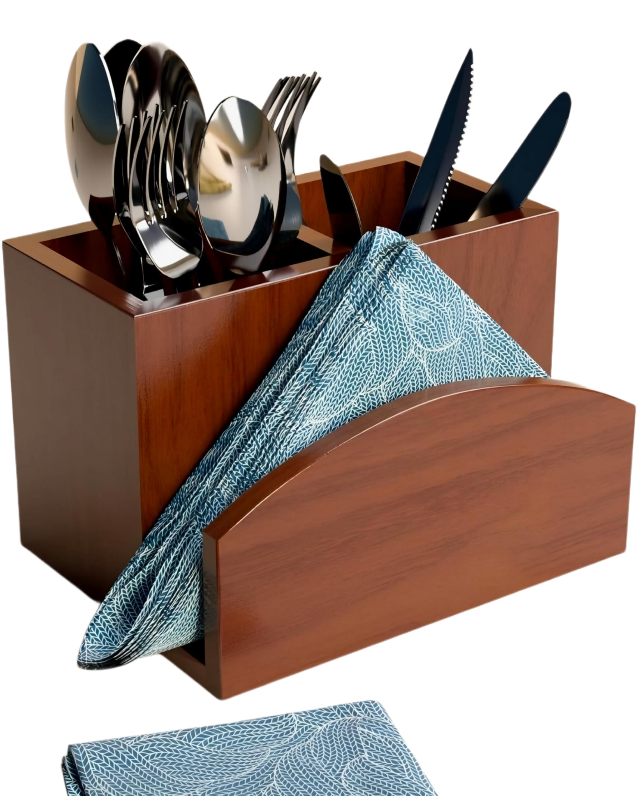 Woodshoppe Shisham Wood Cutlery Holder | Tissue Holder | Utensils Holder | Cutlery Stand | Pen Jar | Pen Stand | Knife And Spoon Stand For Dining Table And Kitchen (Brown) (B0D8JGKHXD) Amazon Price History, Amazon Price Tracker