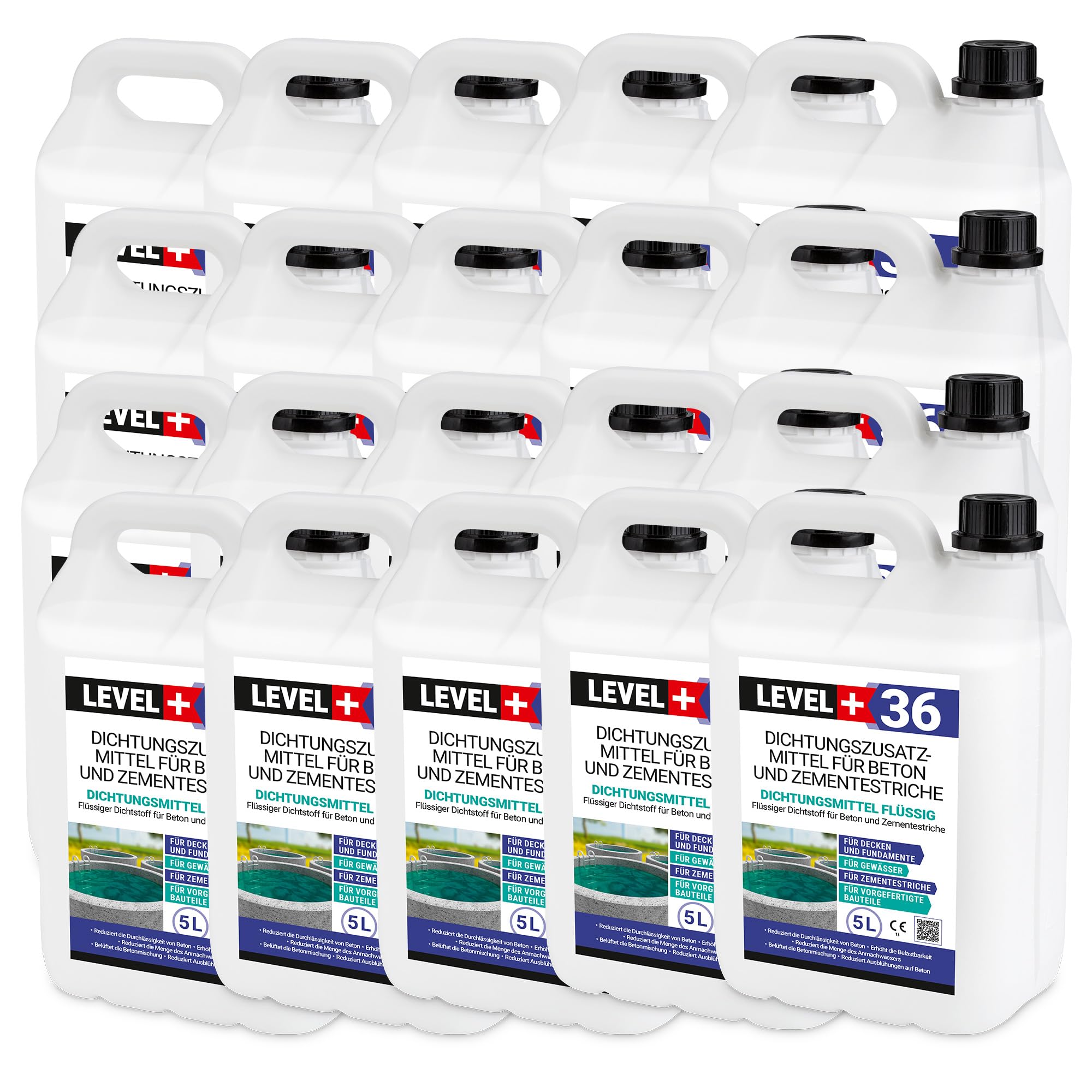 Líquido sellador 100 L, aditivo de mortero para pavimentos de cemento, mortero de juntas, Plastifizer RM36