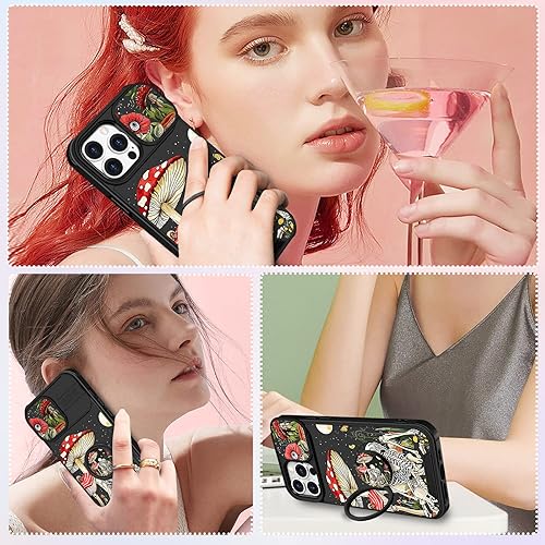 Miniatura 6 de Funda 2 en 1 para iPhone 12iPhone 12 Pro para mujeres, linda funda de teléfono de calavera para niñas, diseño espeluznante de terror espeluznante
