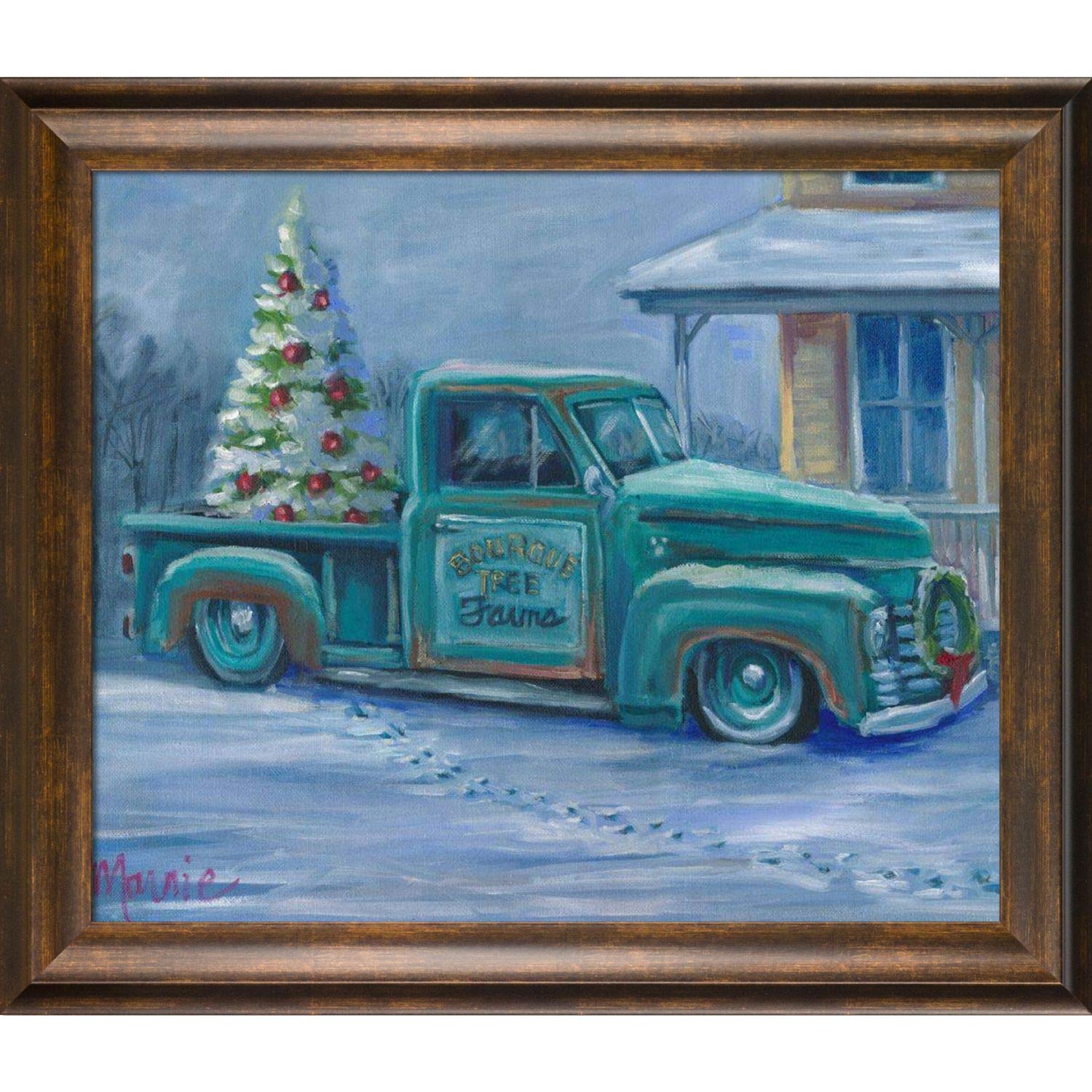 ArtistBe Christmas by Marnie Bourque Framed Canvas Print, 20