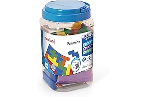 Miniland Pentominoes Educational Set for Kids (5-12 Years Old) - 28 Magnetic...