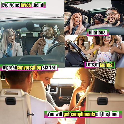 Miniatura 4 de Divertidos posavasos de automóvil para portavasos Paquete de 2 posavasos de flores para automóvil, posavasos antideslizantes y absorbentes de