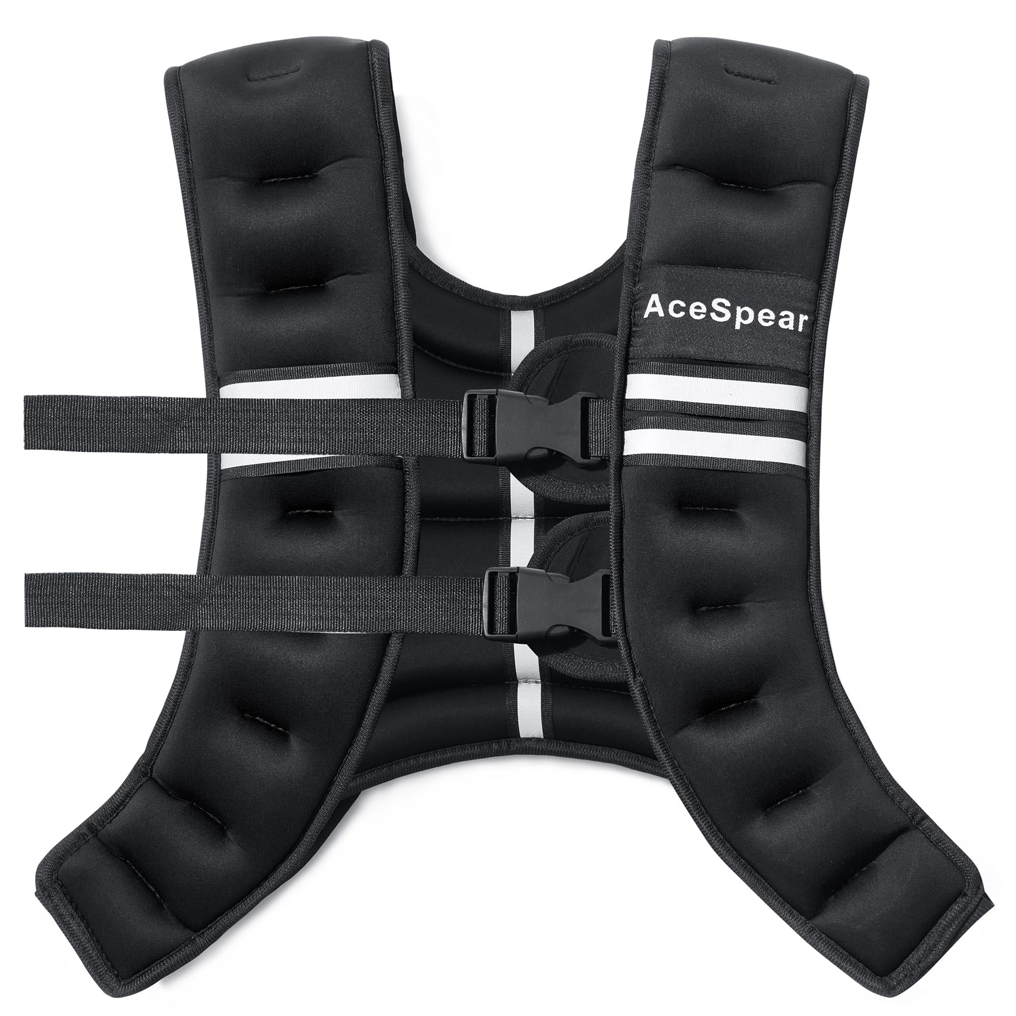 AceSpear Weighted Vest for Men Women 10lbs 14lbs 18lbs 24lbs Body Weight Vest for Running Walking Strength Training Workout
