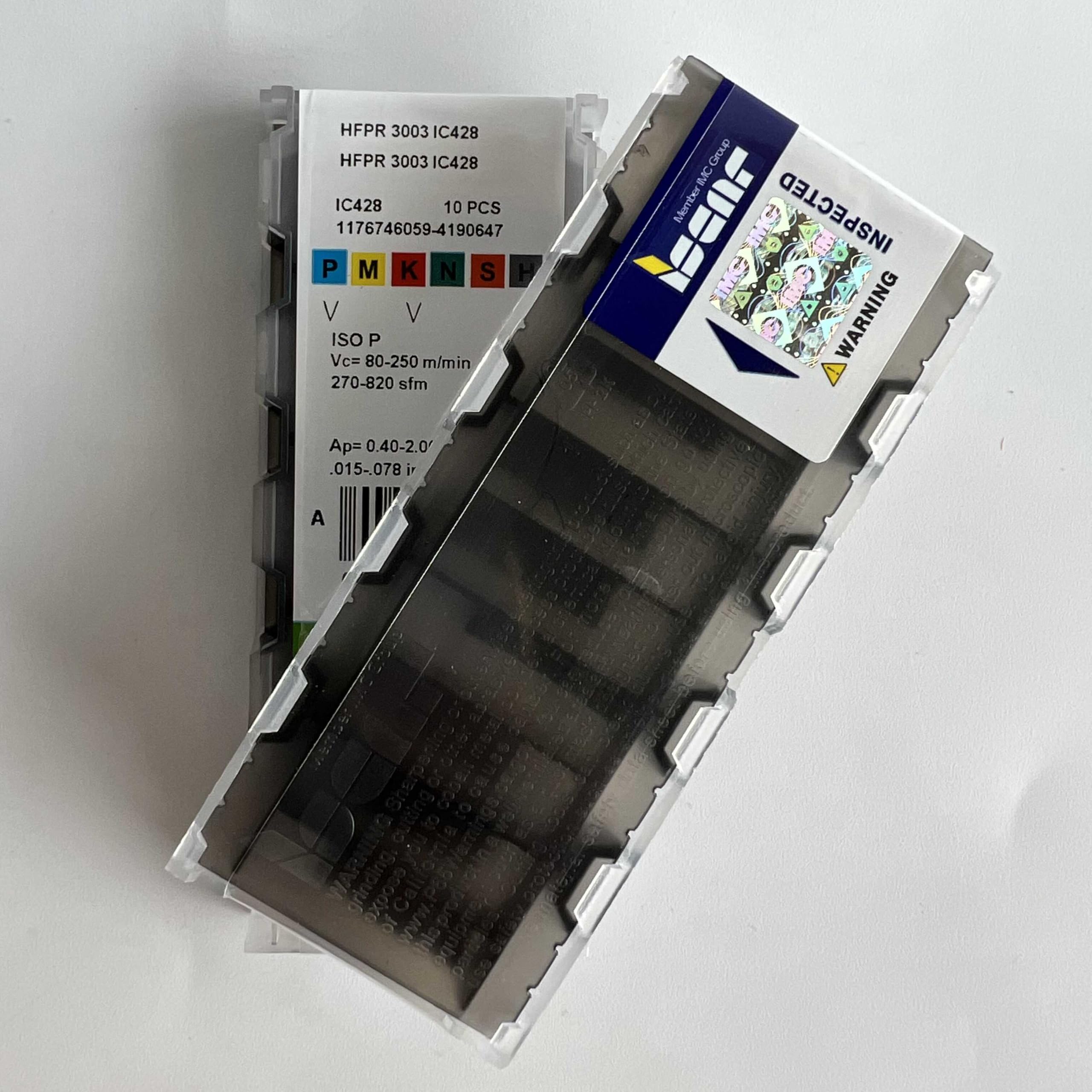 Lames carbure de tungstène HFPR3003 IC428 de haute précision pour le rainurage