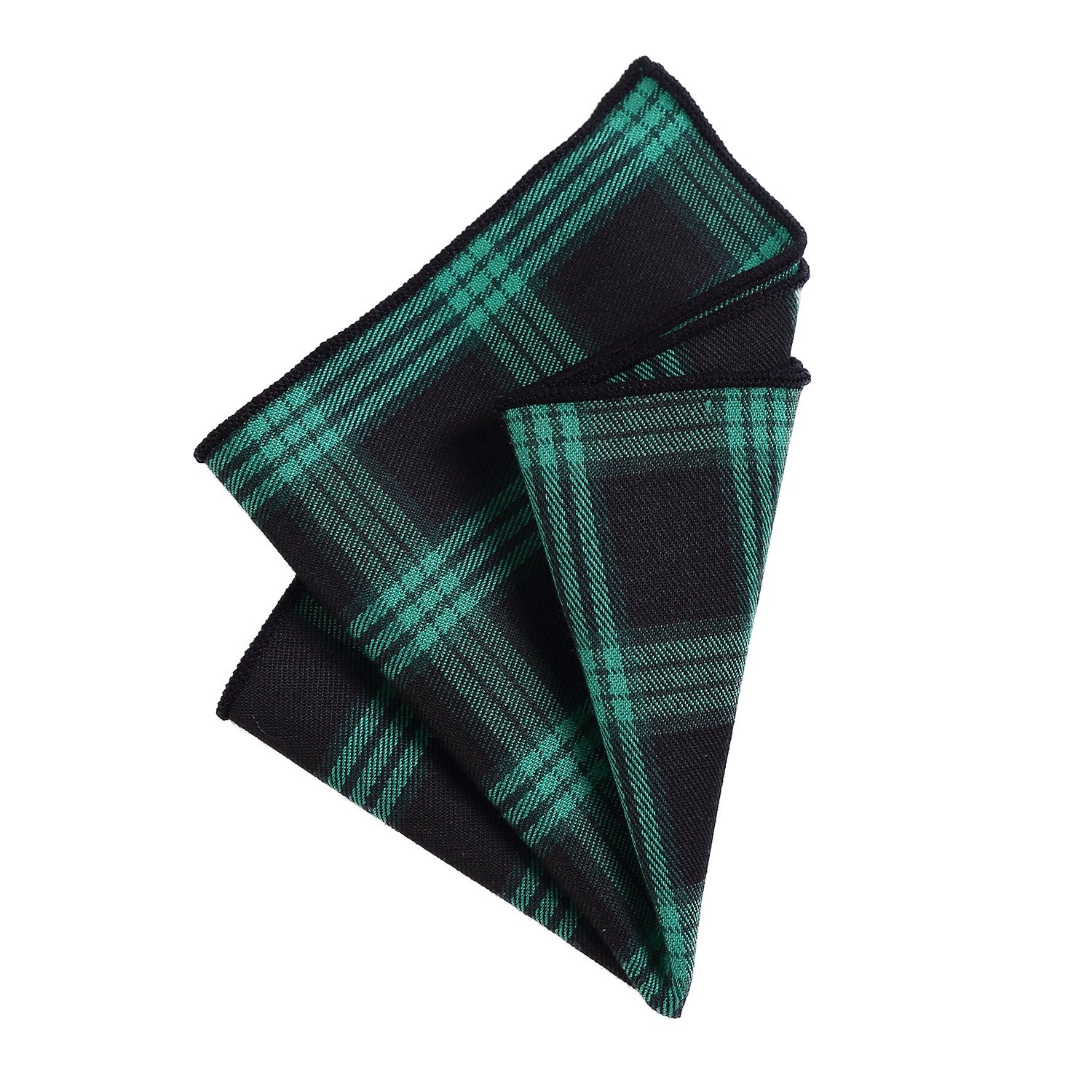DonDon Herren Hanky hochwertiges Einstecktuch 23 x 23 cm Baumwolle kariert Karo Karomuster