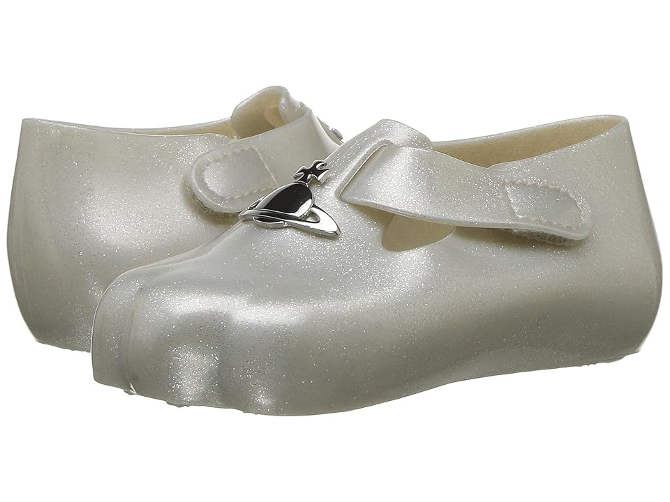 

Melissa Luxury Shoes Mini Anglomania + Melissa Animal Toe (Toddler) (Glitter) Women's Shoes, Gray