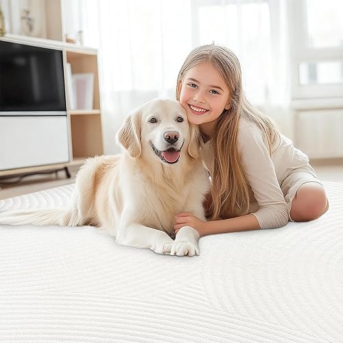 Miniatura 8 de Alfombra térmica eléctrica de grafeno suave con temporizador, calentamiento rápido, para el hogar, oficina, estudio, sala de juegos, 120 V, 1400 W,