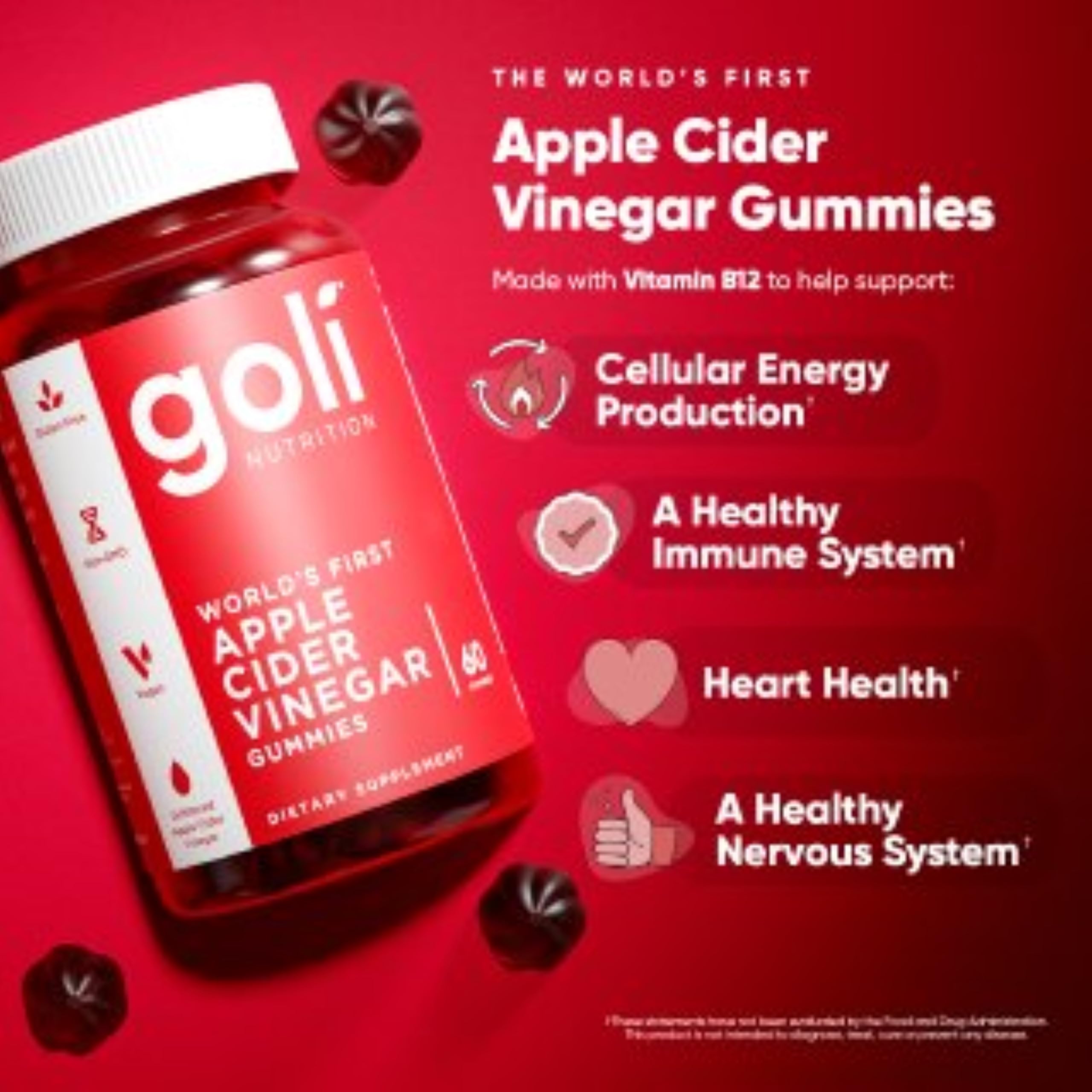 Goli Favorites Trio: Ashwagandha KSM-66, Apple Cider Vinegar, Matcha Mind Supplements with Cognizin, Vitamins D2 and B12 — Amazon image 4
