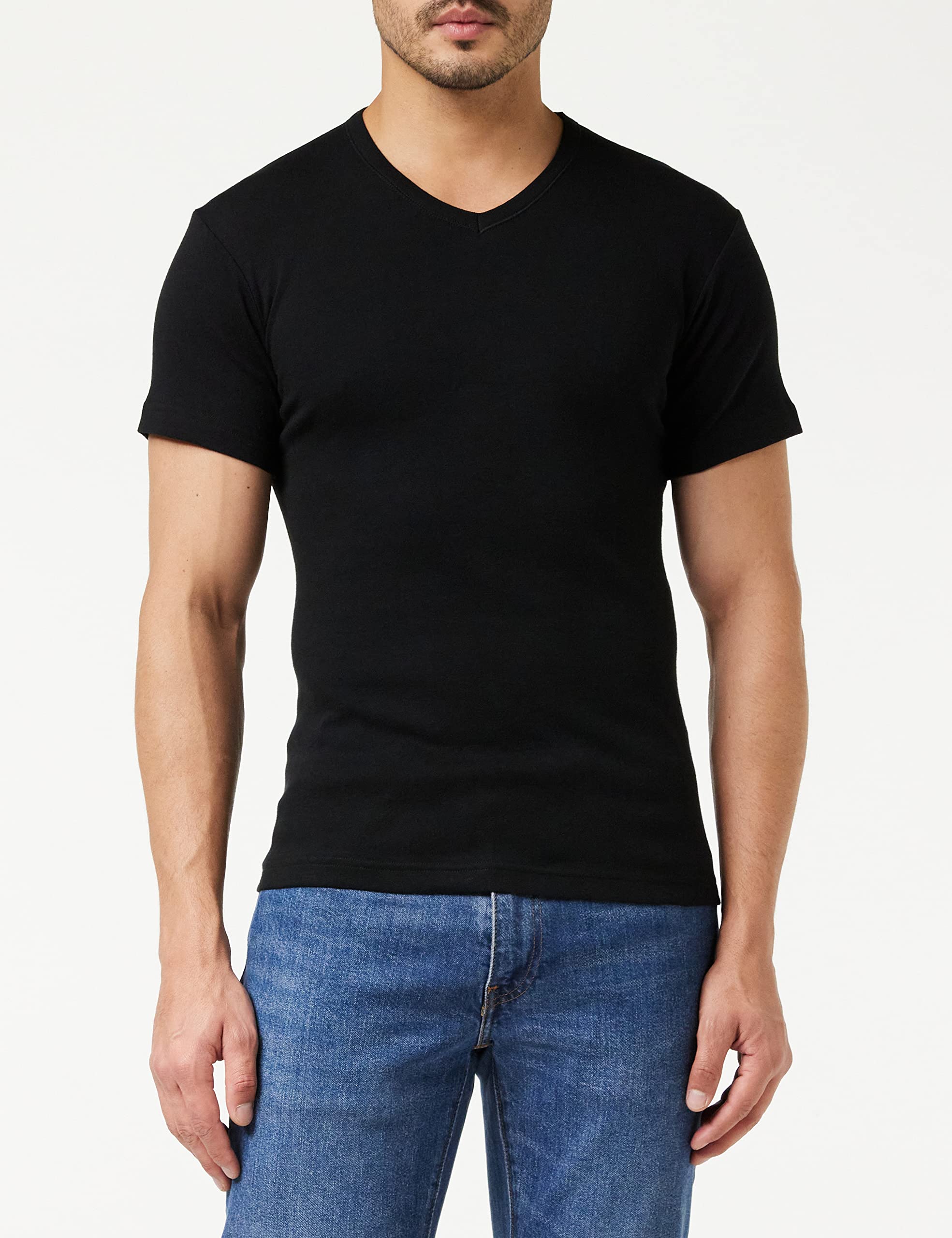 Athena Mens Promo Tee Shirt Coton Bio 8a69 Vest Pack Desertcart