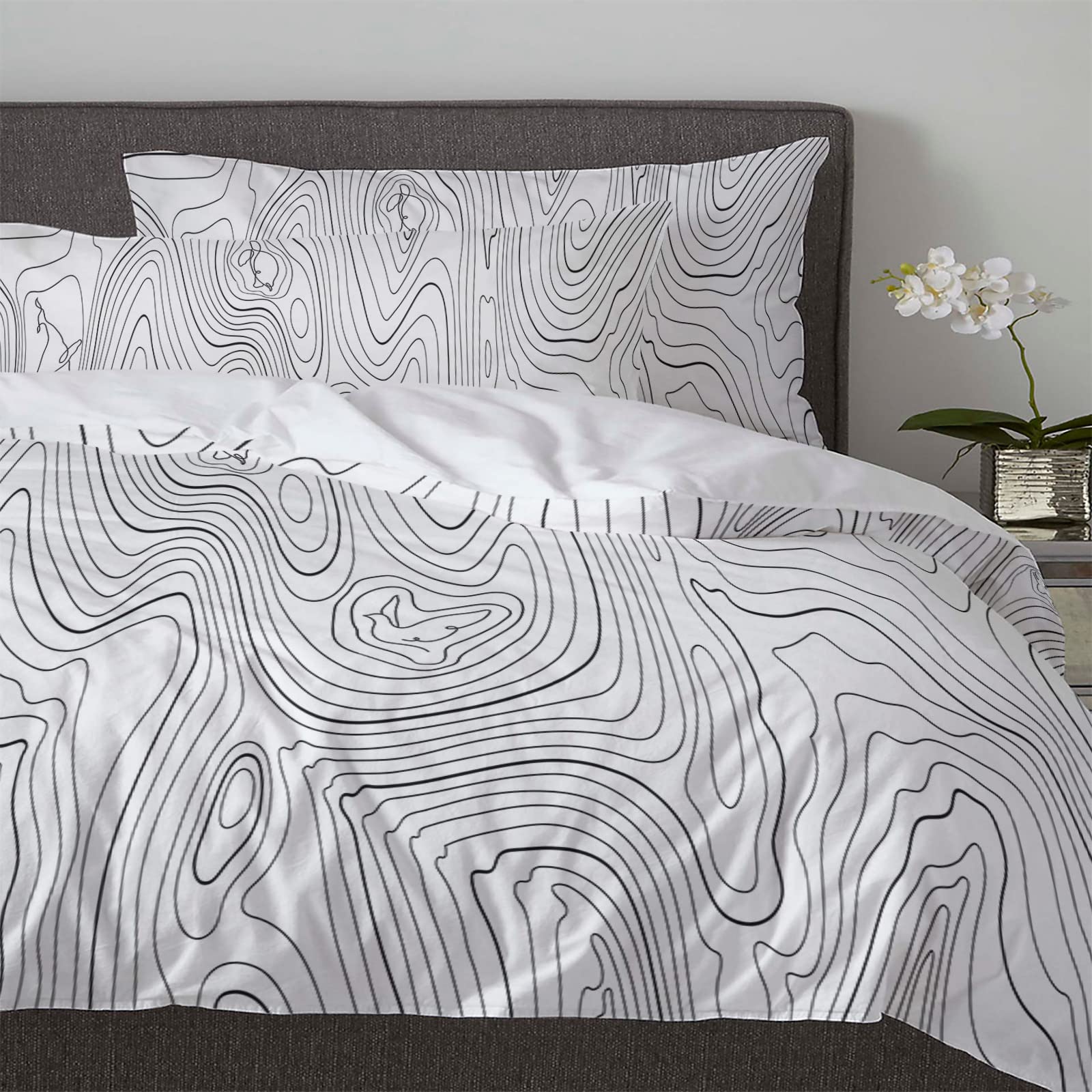 Amazon.com: Bedding Duvet Covers Set 3 Piece Set, Top View