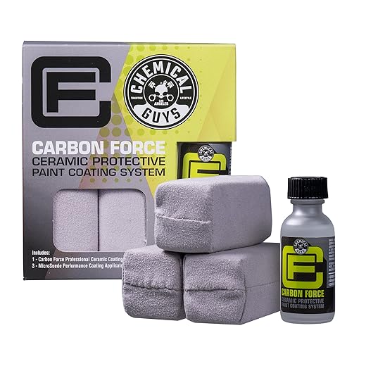 Chemical Guys WAC232 Carbon Force Ceramic Protective Paint Coating System, Includes 1 Carbon Force (1 fl oz), 3 MircoSuede Applicators