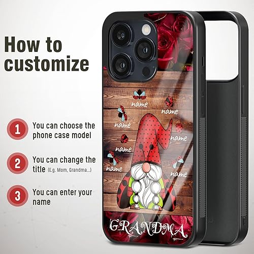 Miniatura 3 de Fundas de teléfono con nombre personalizado, regalos estéticos para mujer para iPhone 5 6 7 8 11 12 13 14 15 Pro Max Plus Mini X, para Samsung