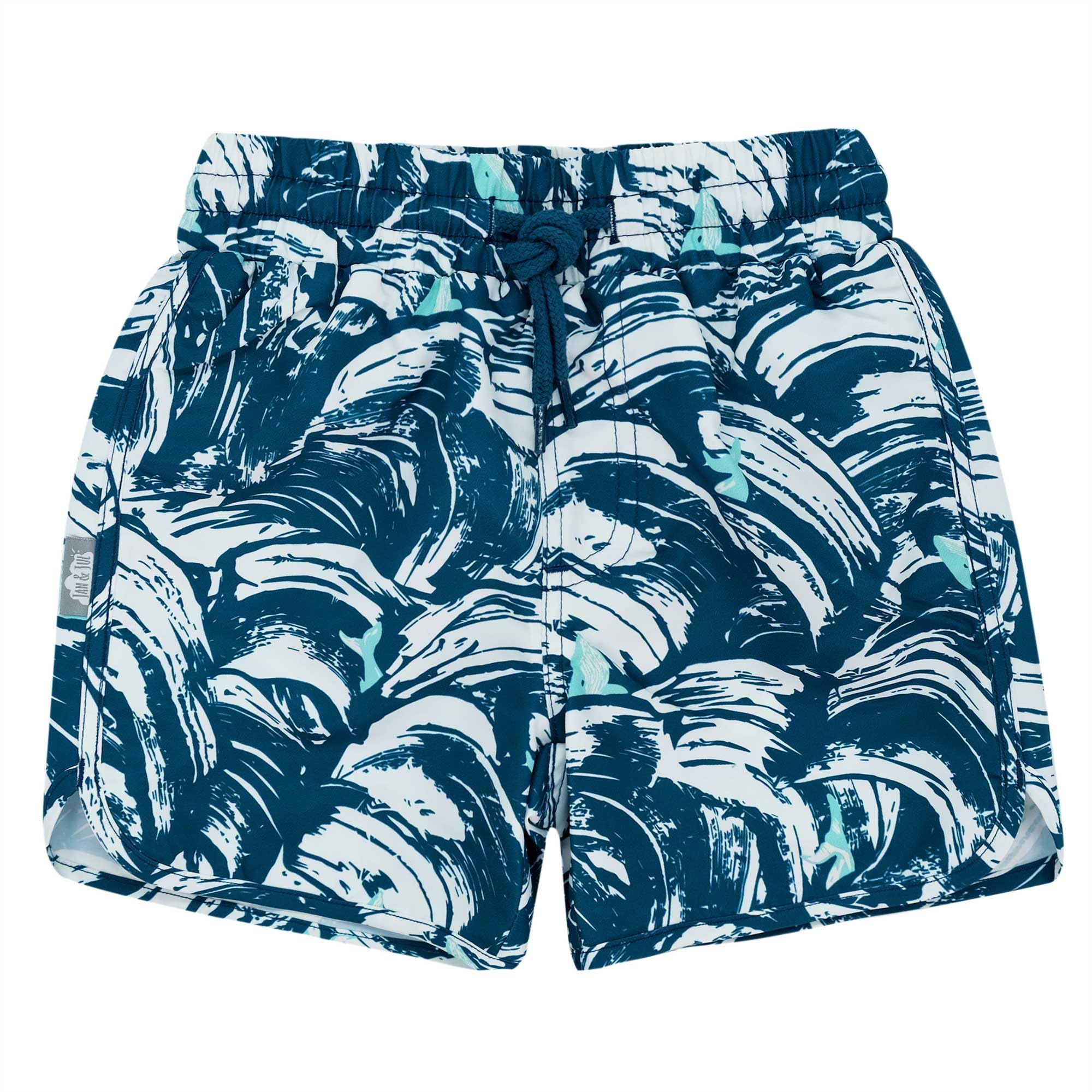 JAN &amp; JUL UV Swim Shorts and Long Sleeve UV Shirt for Toddlers