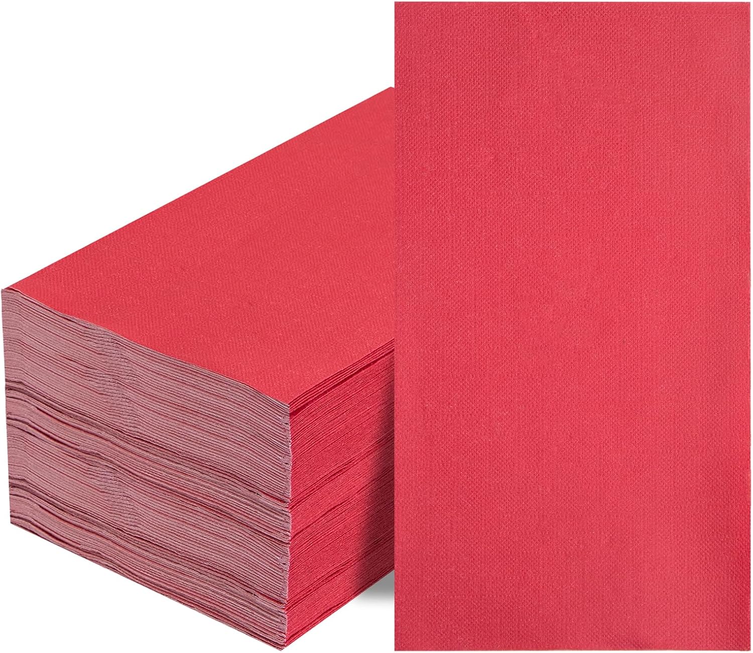 BUCLA 100Count 3Ply Christmas Napkins Red Paper Napkins