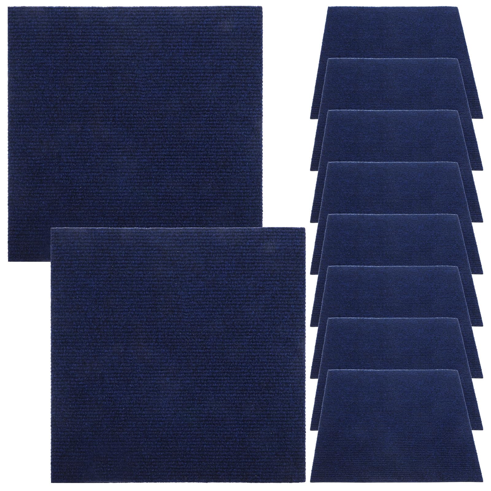 Dalles de moquette auto-adhésives 30x30 lot de 10 tapis amovibles carrelage