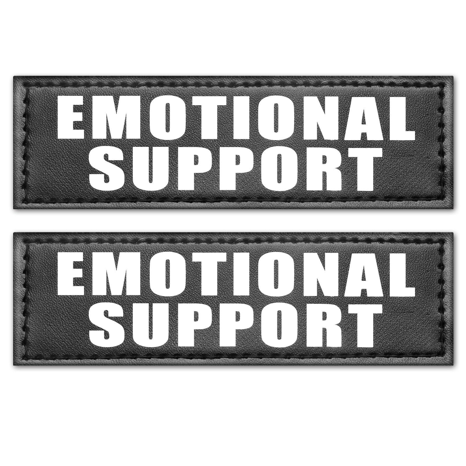 WINSEE Service Dog Patches Emotional Support Patch for Service Vest Dog Harness(2 Pack, M)