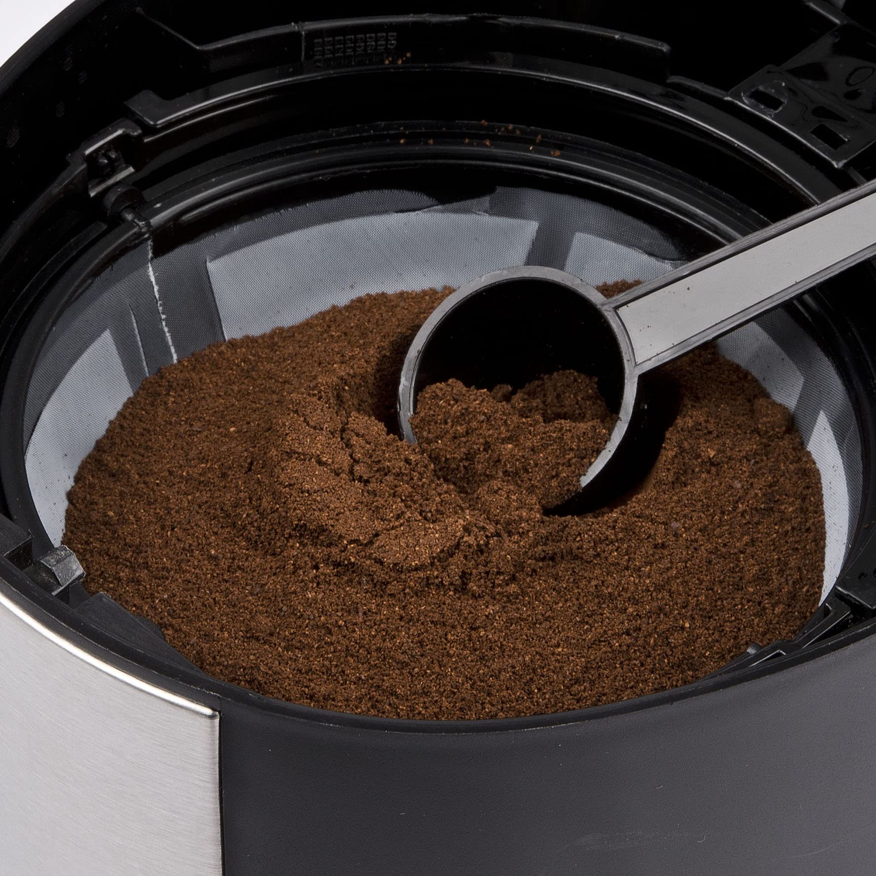 Girmi MC50 Macchina per Caffè Americano, Capacidad 1,2 litri, 900 W, 12 tazze, Caraffa in vetro, BPA FREE, Filtro in nylon, Nero