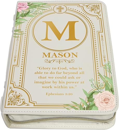 Miniatura 3 de Funda de Biblia personalizada, cubierta de Biblia personalizada, cubierta de Biblia de cuero sintético personalizada y estuche de transporte con