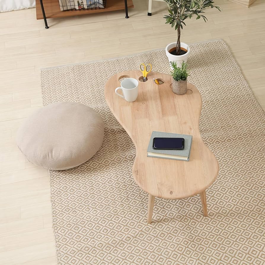 販売終了品　不二貿易　フット　足形　テーブル　木製 販売終了品不二貿易フット足形テーブル木製