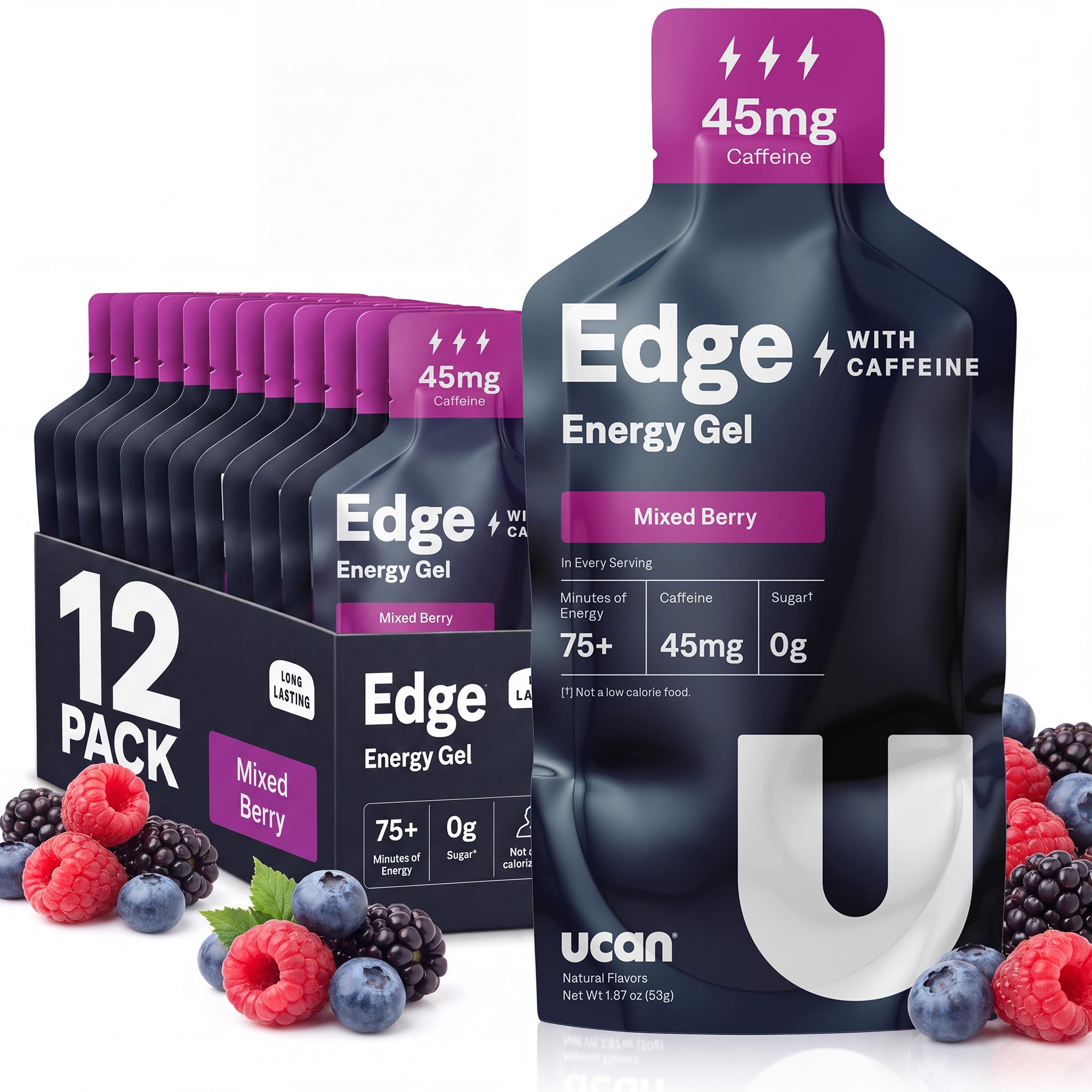 UCAN Energy Gel | Strawberry Banana | Sugar Free | 12 Pack — Amazon image 13