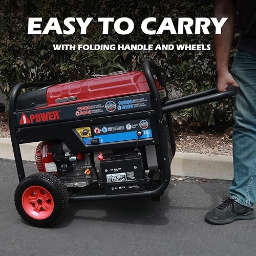 Miniatura 6 de A-iPower SUA15000EC SUA15000E Generador ultra resistente de 15,000vatios, cumple con EPACARB