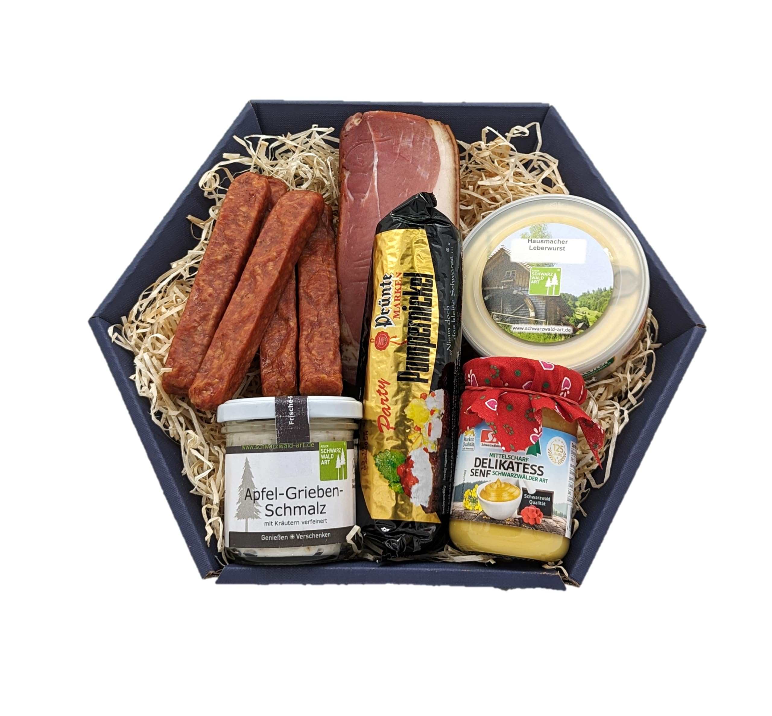 Schwarzwald Art Adler Präsentkorb Geschenkkorb- Brotzeit "SchwarzwaldArt"
