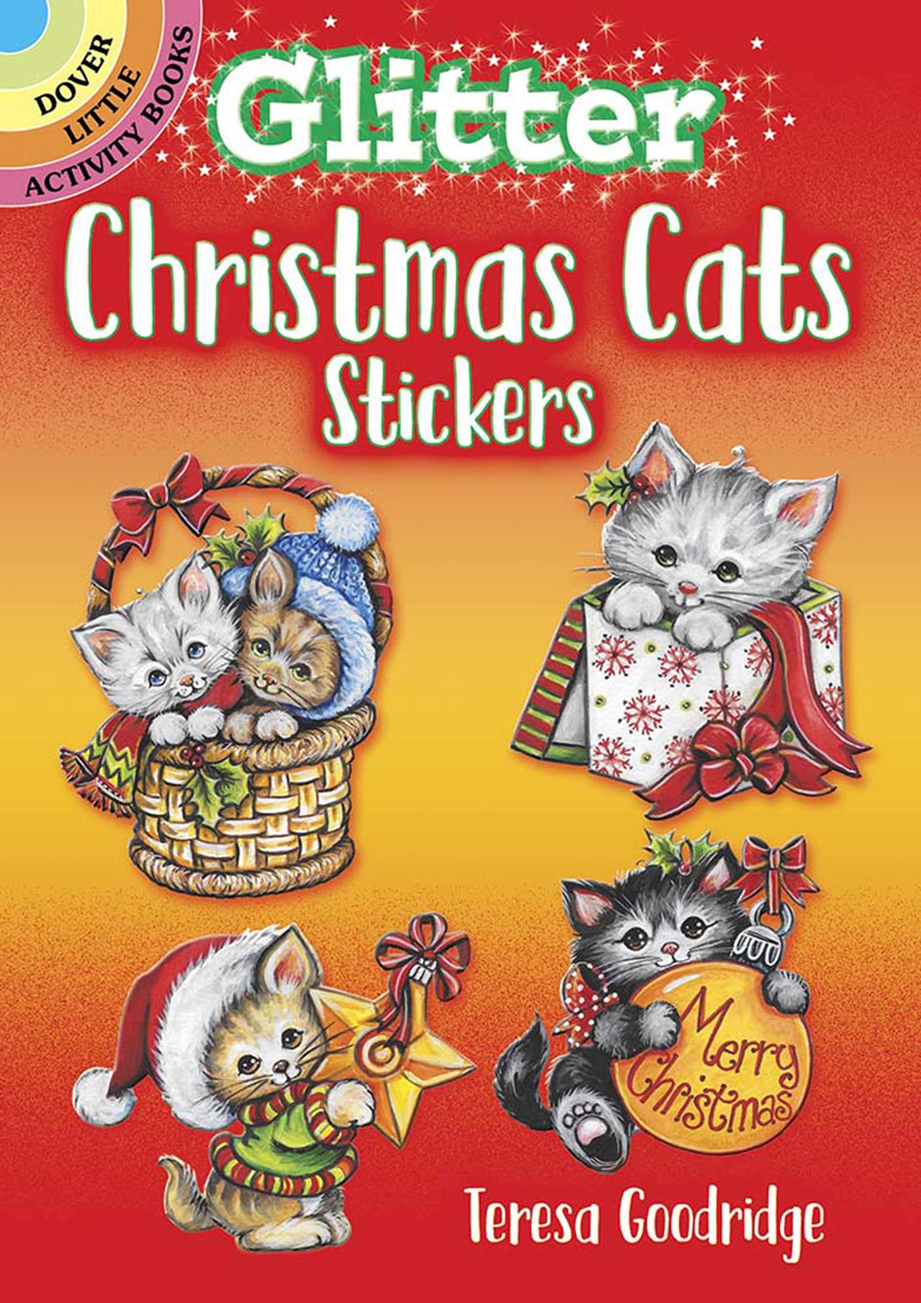Glitter Christmas Cats Stickers (Little Activity Books)