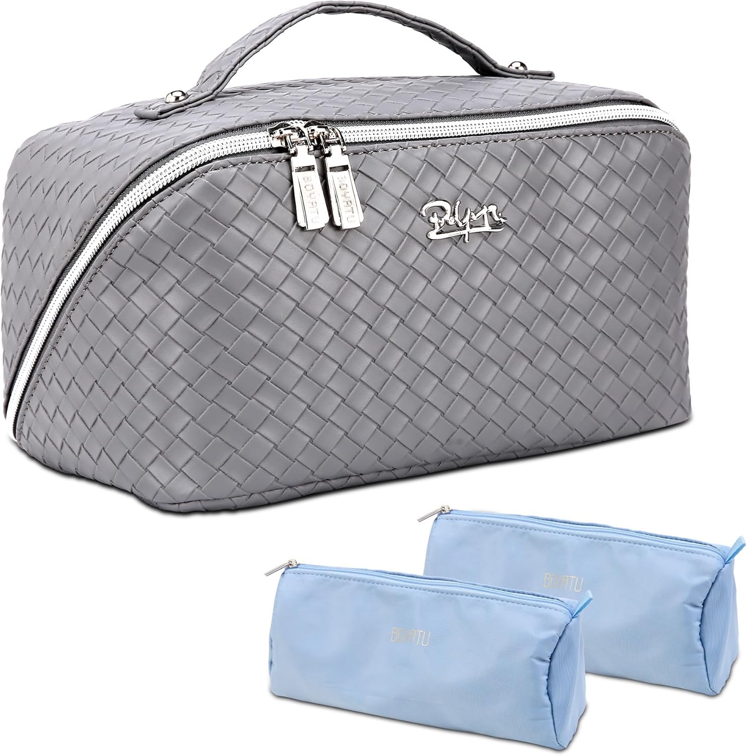 BOYATU Travel Makeup Bags Cosmetic Bags for Women 3Pack