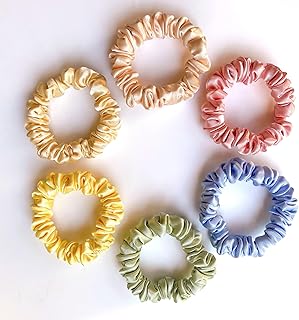 Hair Scrunchies For Thin Hair Picks collage image 2