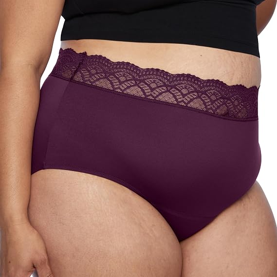 Thinx for All Leaks Hi-Waist Underwear, Holds up to 100ml or 6tbps or 1/4 Cup Worth of Liquid*, Light Absorbency Incontinence Underwear for Women, Feminine Care, Black, L