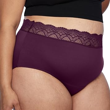 Thinx for All Leaks Hi-Waist Underwear, Holds up to 100ml or 6tbps or 1/4 Cup Worth of Liquid*, Light Absorbency Incontinence Underwear for Women, Feminine Care, Black, L
