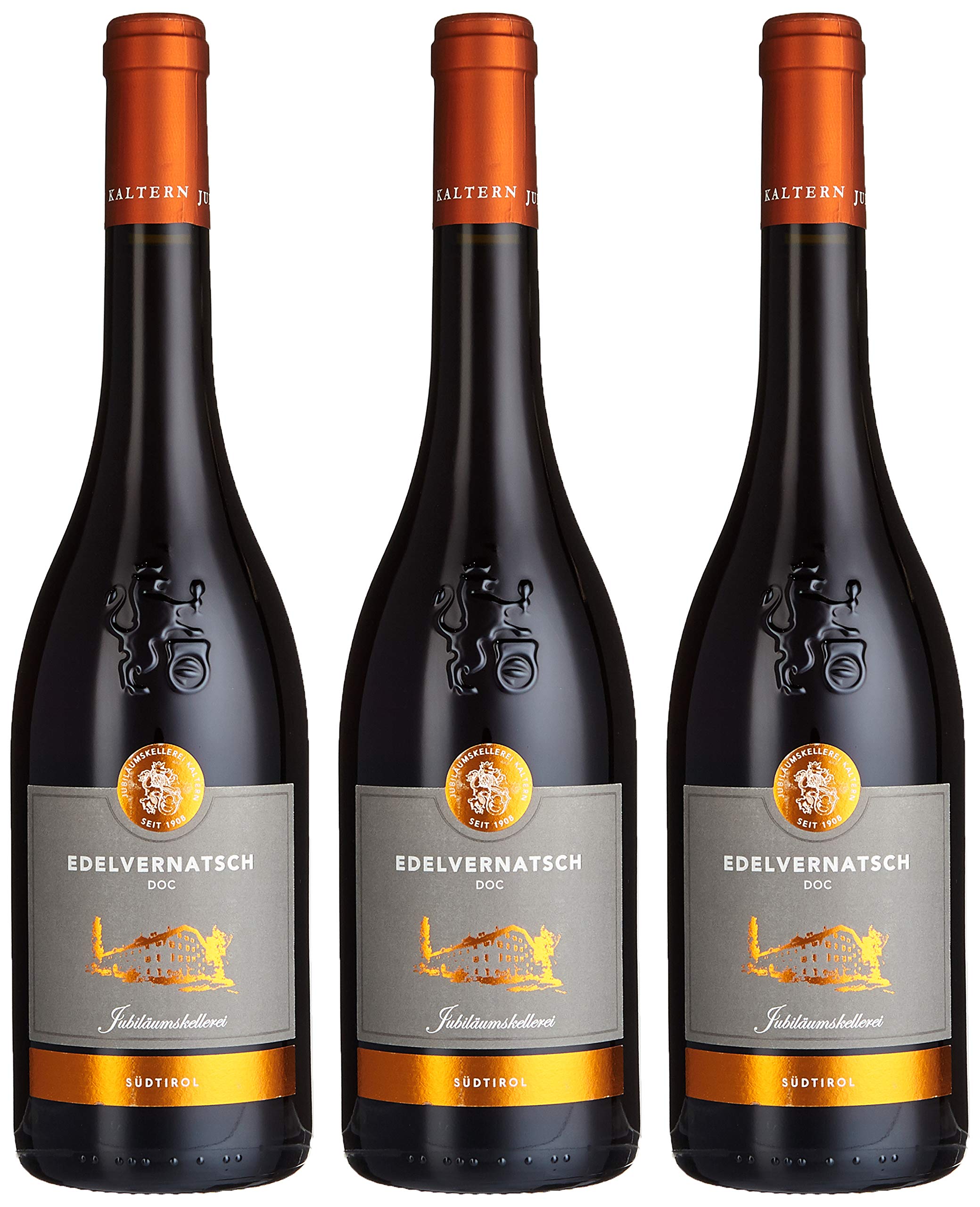 Jubiläumskellerei Kaltern Edelvernatsch Vernatsch Trocken (3 x 0.75 l)