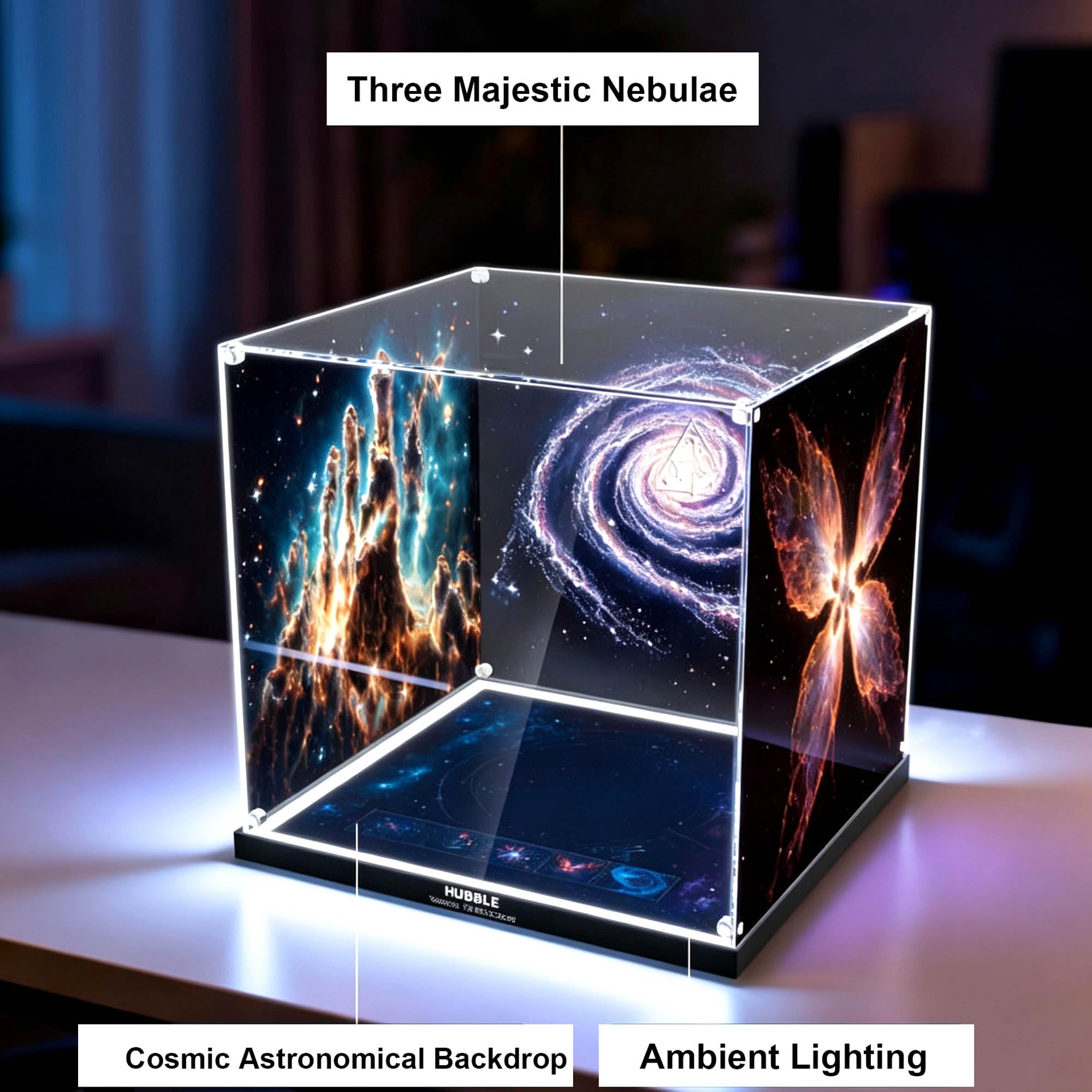 Vetrina compatibile con set di telescopi spaziali Le-go 11382
