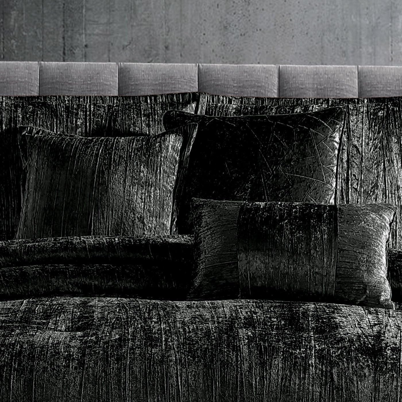 Riverbrook Home Turin Comforter Set, Queen, Black, 7-Piece Set - Image 2