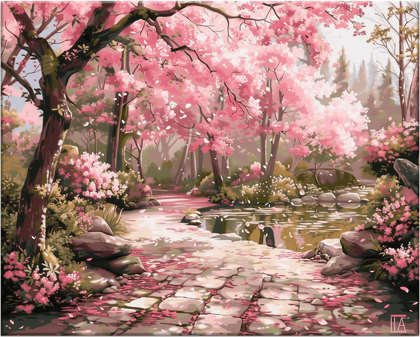 Number Artist Paint by Numbers Kit – Hiking Trip, No Frame