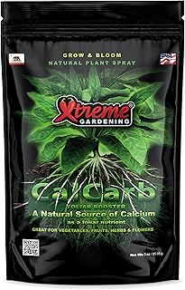 Xtreme Gardening CalCarb Calcium Foliar Spray — Supports Photosynthesis, Stress Resistance & Prevents Blossom End Rot — for Indoor & Outdoor Plants, 3 oz