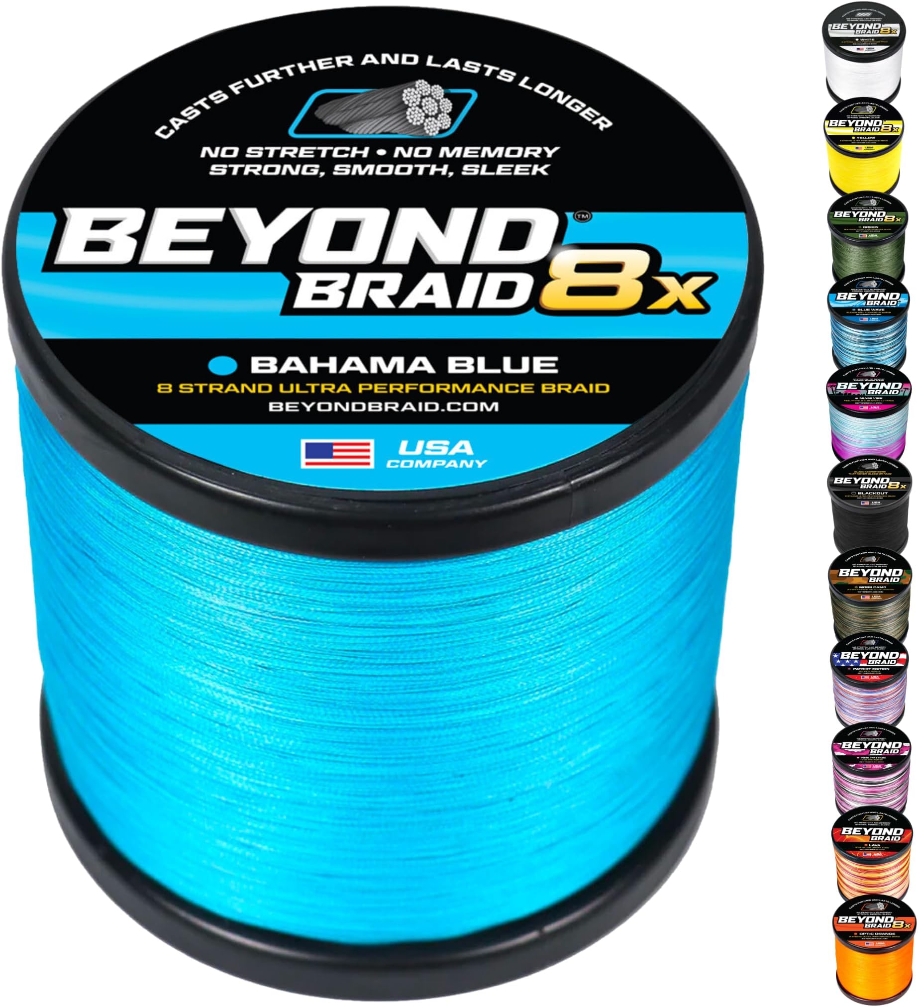 Beyond Braid Bahama Blue 300 Yards 20LB